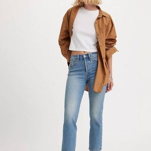 Levi’s Classic Wedgie Straight Jeans. High rise and lifts the right places.